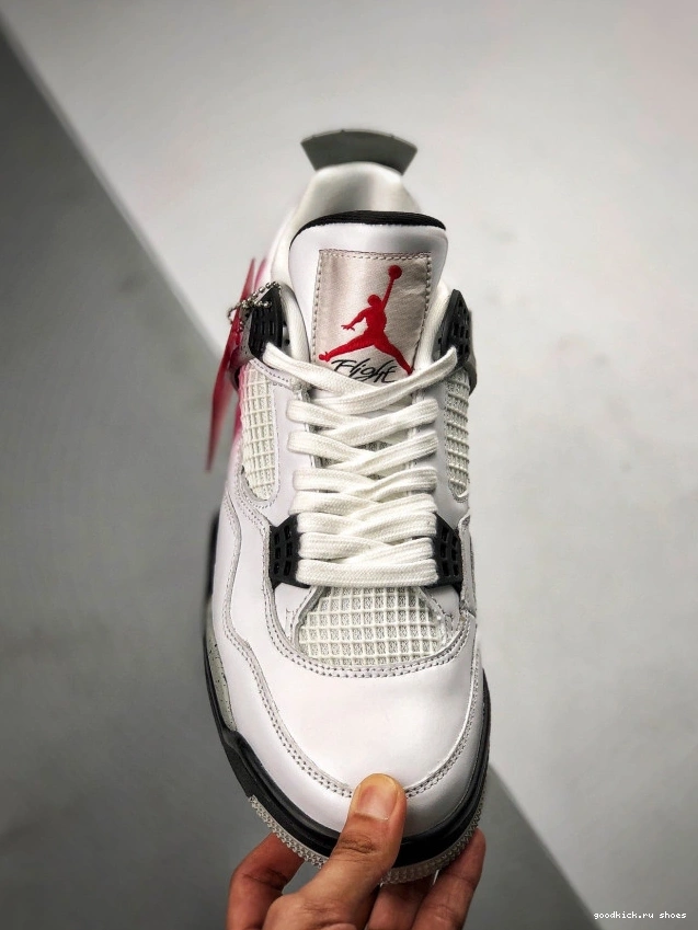 Cheap Cement OG Jordan White 840606-192 (nike) Air 4 0718
